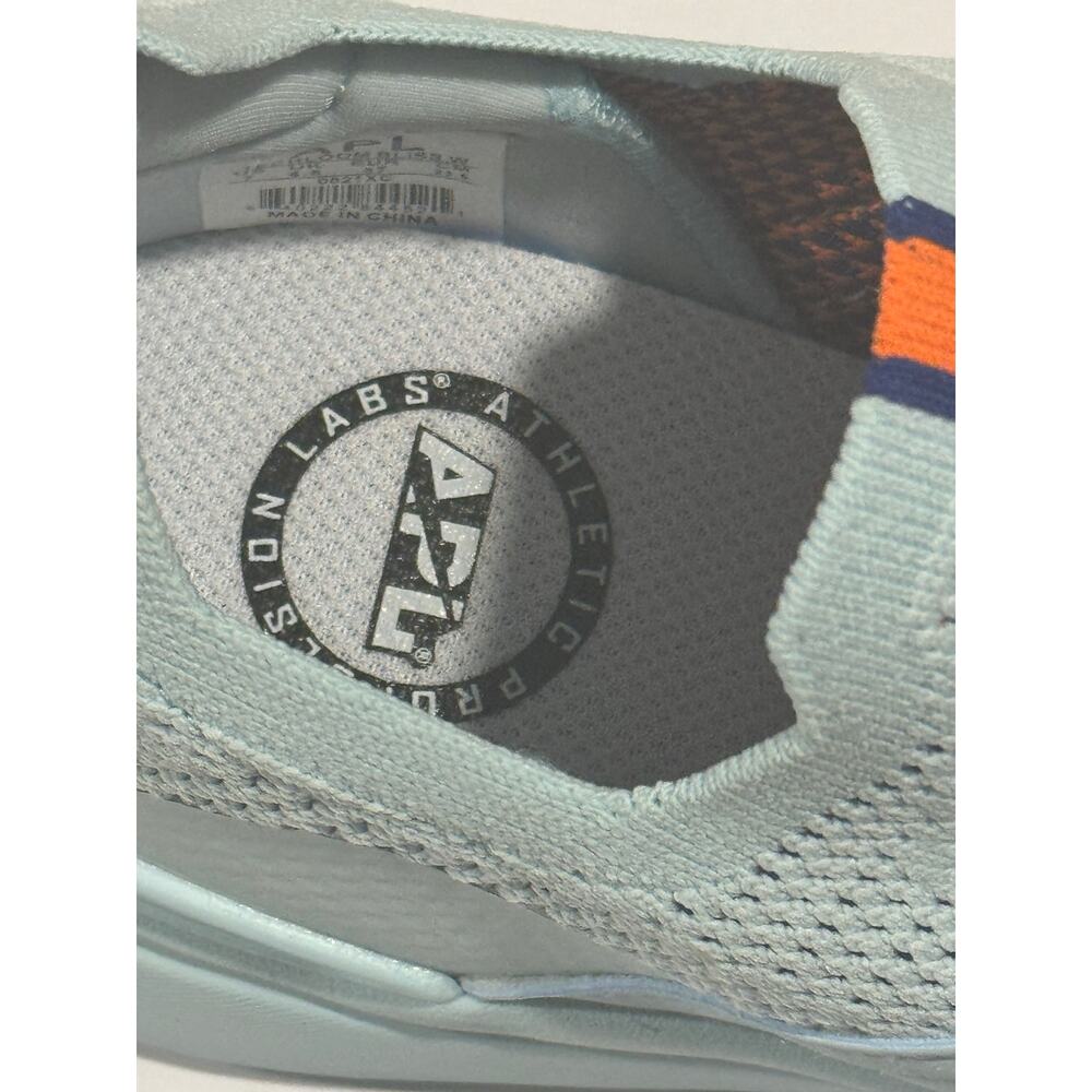 APL TechLoom Bliss Sneakers - Gulf Blue / Orange Racer - Size 7 / EUR 37 NEW - Picture 5 of 8
